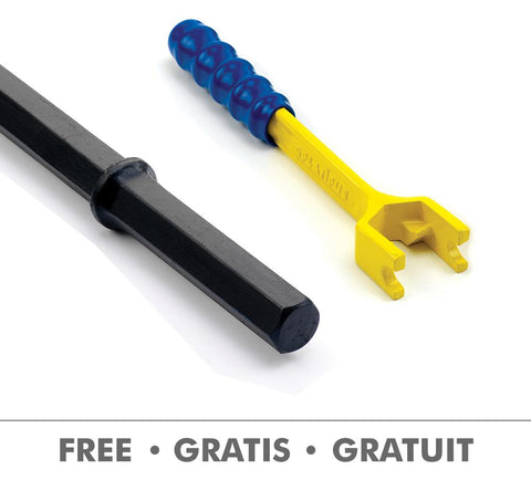 Platipus - Ground Anchor FREE Tool Bundle for RF4P Kit - Drive Rod & Tension Lever